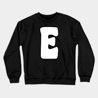 Letter E Crewneck Sweatshirt